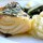 Baccalà alla bolognese (saltad torsk med vitlök, smör och persilja)